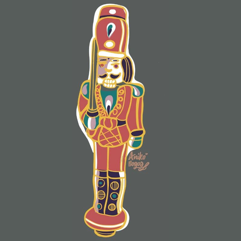 Colorful Nutcracker Deco Design