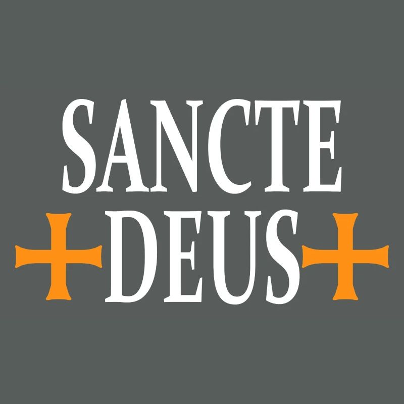 Croix Sancte Deus Conception Religieuse