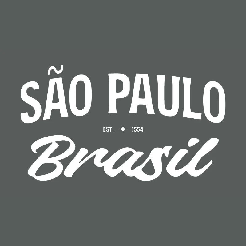 Script rétro de São Paulo Brasil