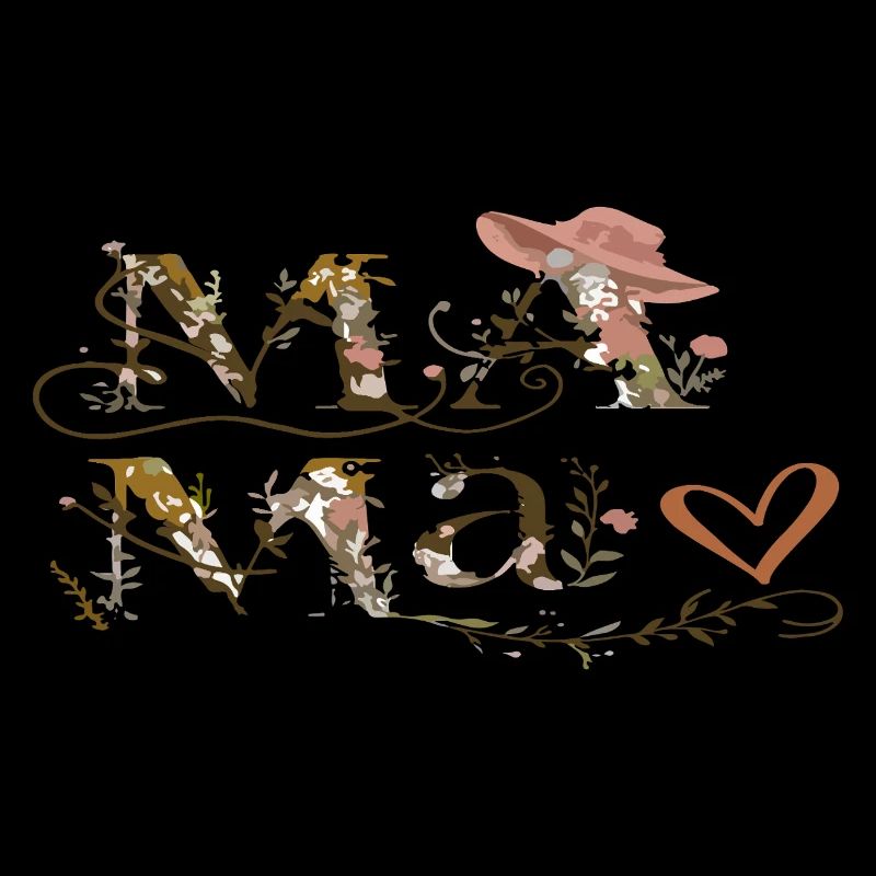 Lettres de Fleurs Maman