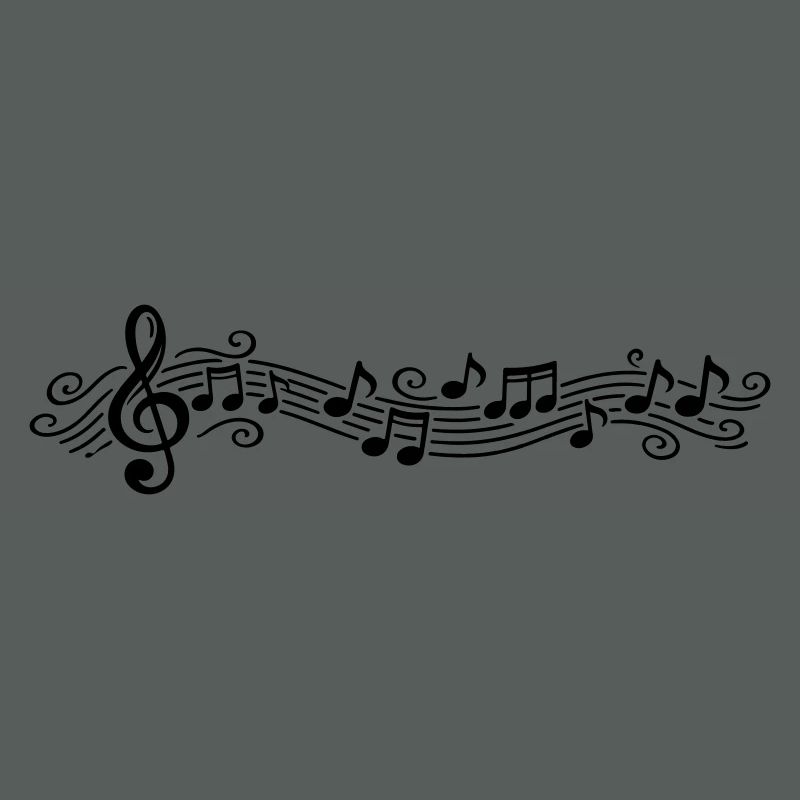 Musical Notes Melody Clefs