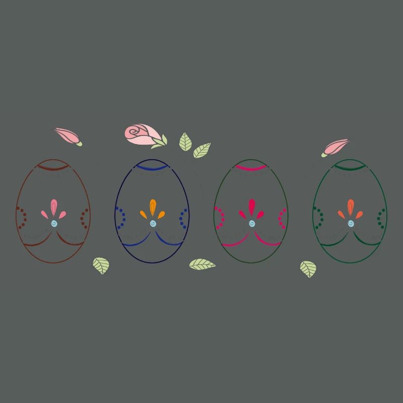 colorful Easter eggs