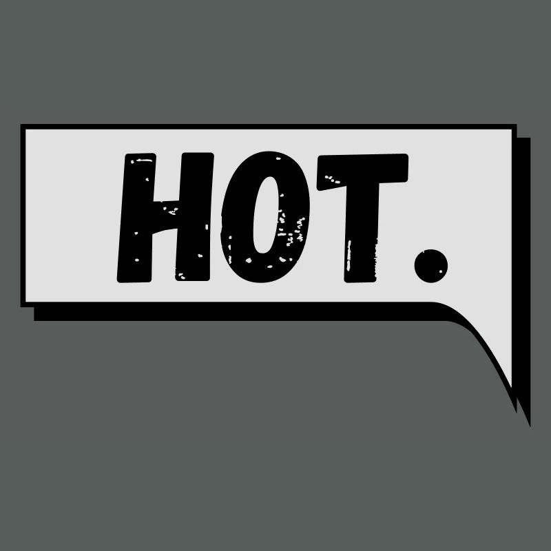 Bulle de dialogue Comic Hot