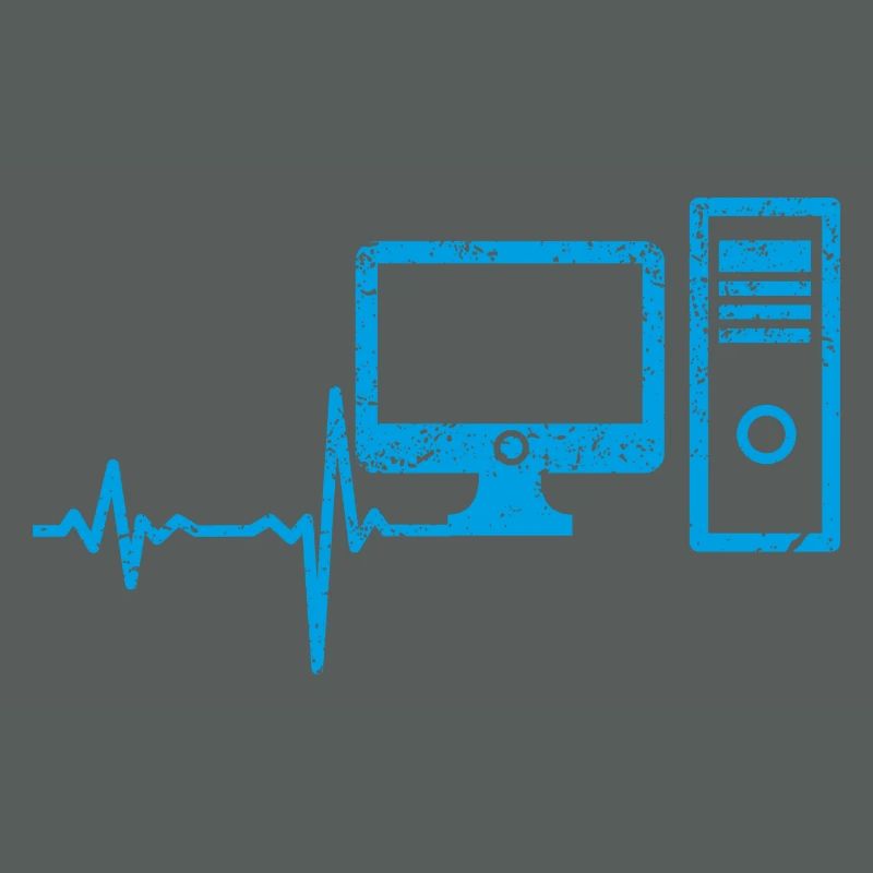 Geschenk Heartbeat Computer PC