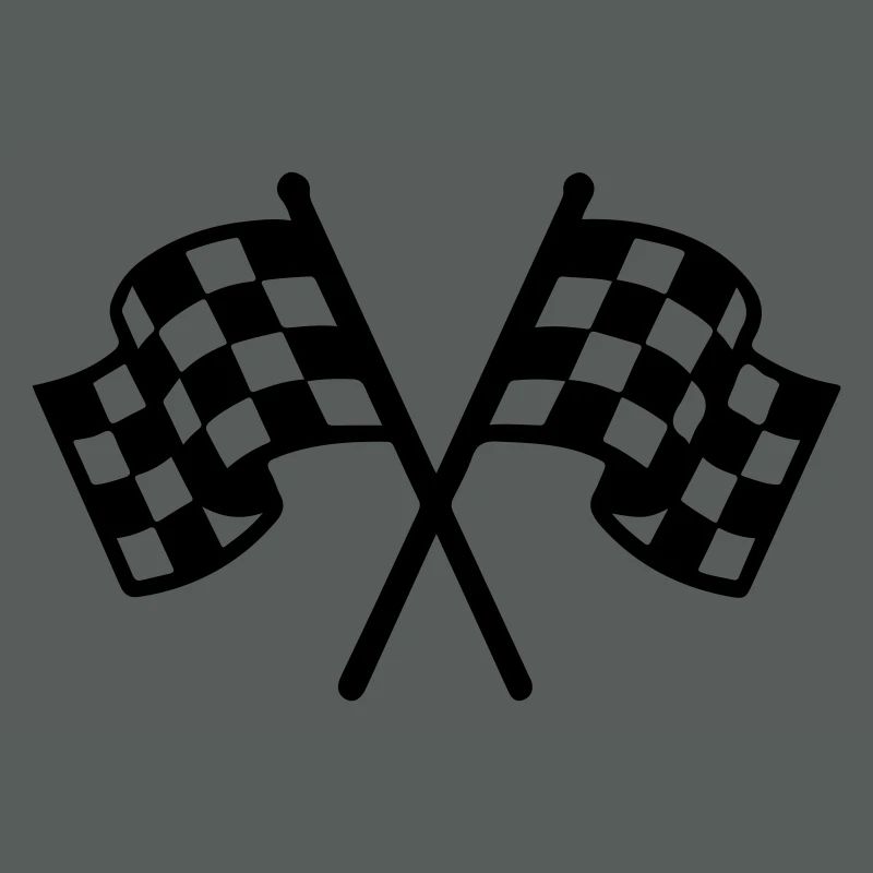 Icône du drapeau de course