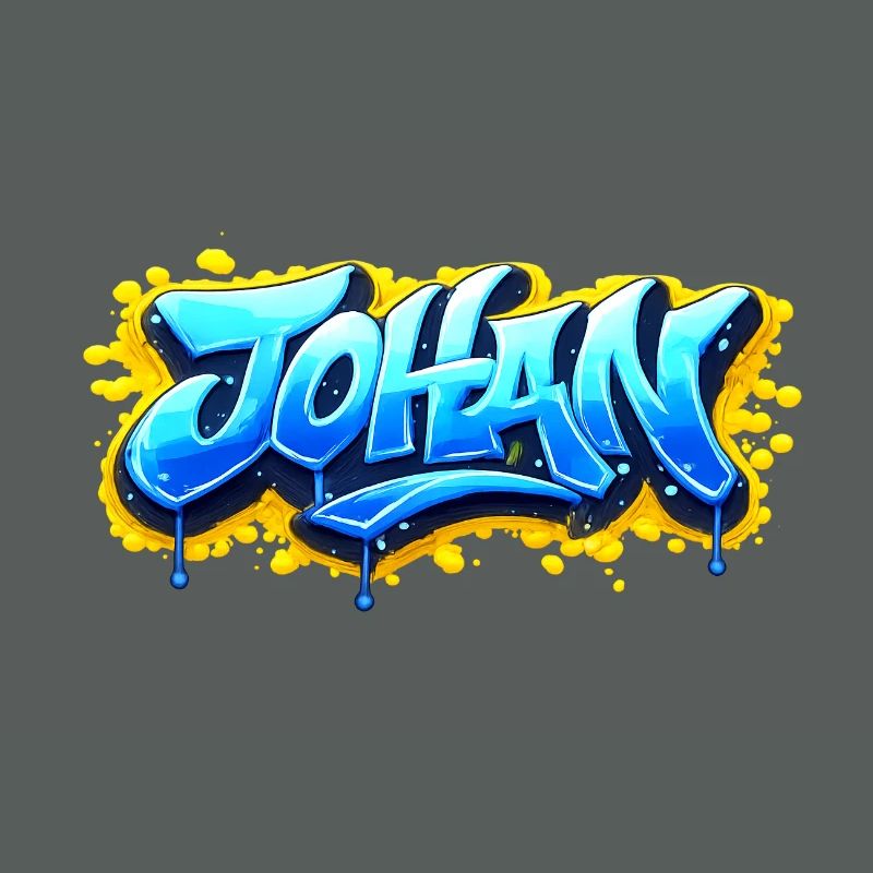 GRAFFITI NAME JOHAN FOR  PERFECT GIFT PRINTABLE 