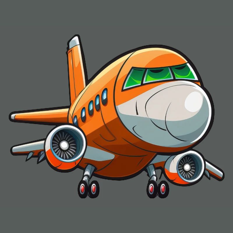 Comic Jet Plane