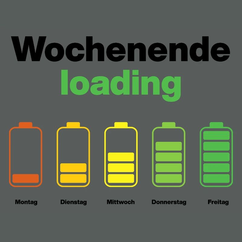 Weekend loading – battery full on Friday, work