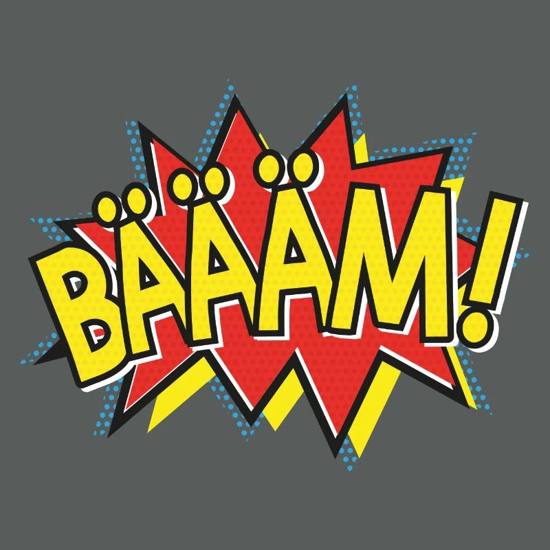 BÄÄÄM Comic Strip Action Bubble - Pop-Art Style