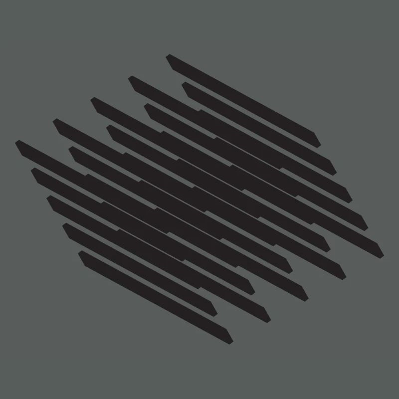 Diagonal Scribble Monochrome Pattern