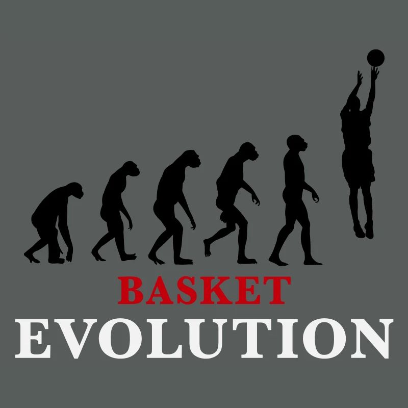 Basket Evolution Sport und Humor 3c