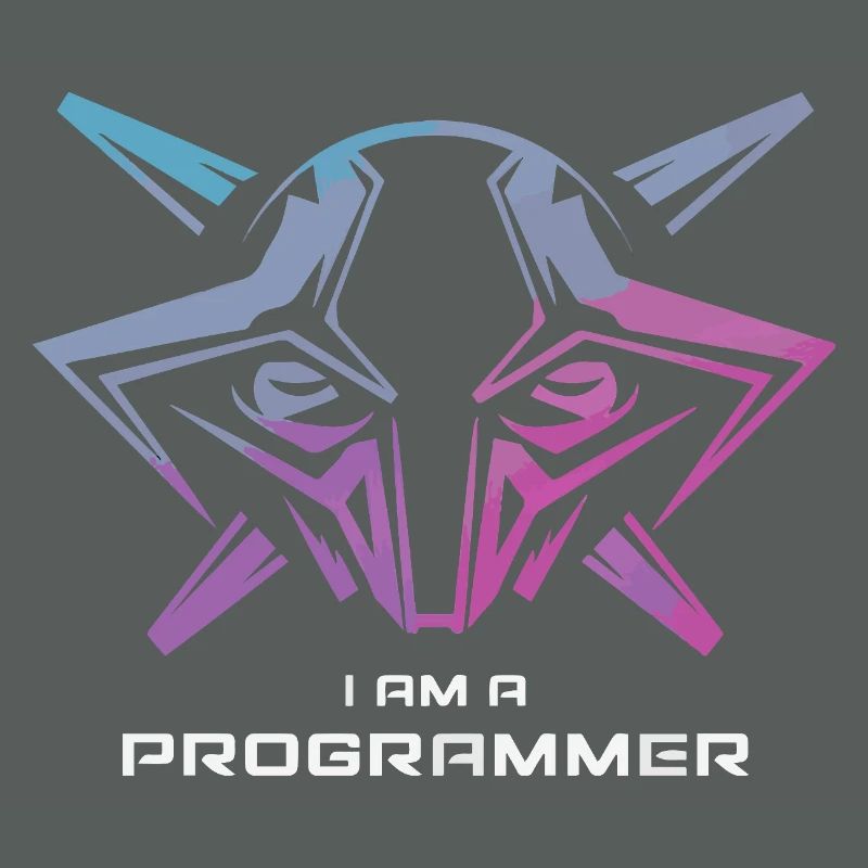 Futuristic Cyborg Programmer Art