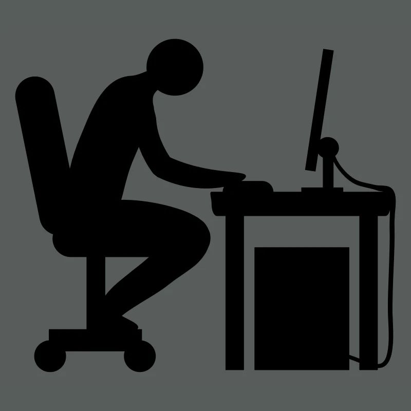 Nerd bureau ordinateur