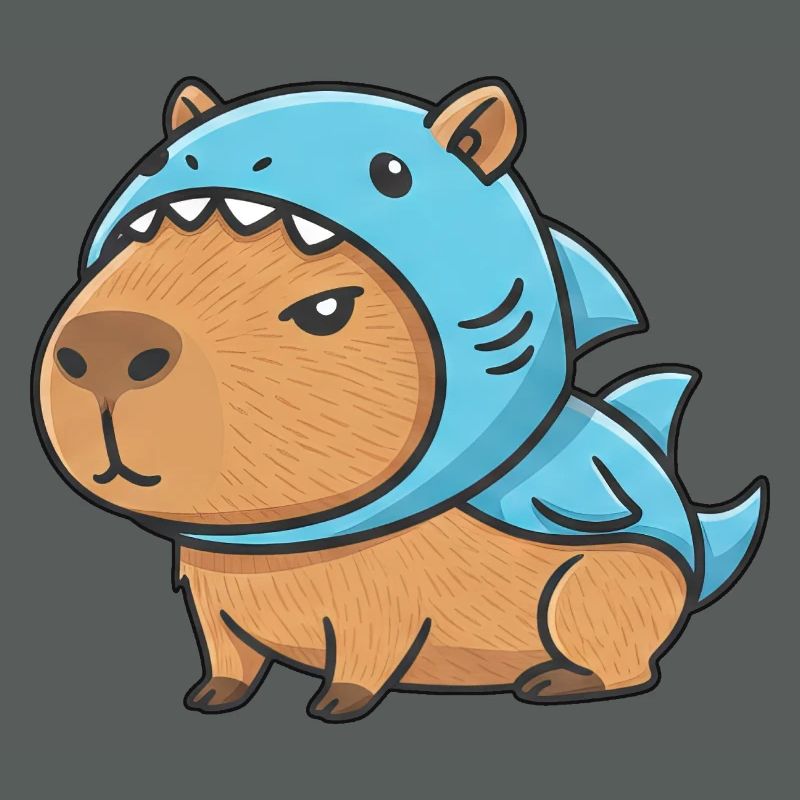Mignon Carnaval de Hamster Capybara et cochons d’Inde