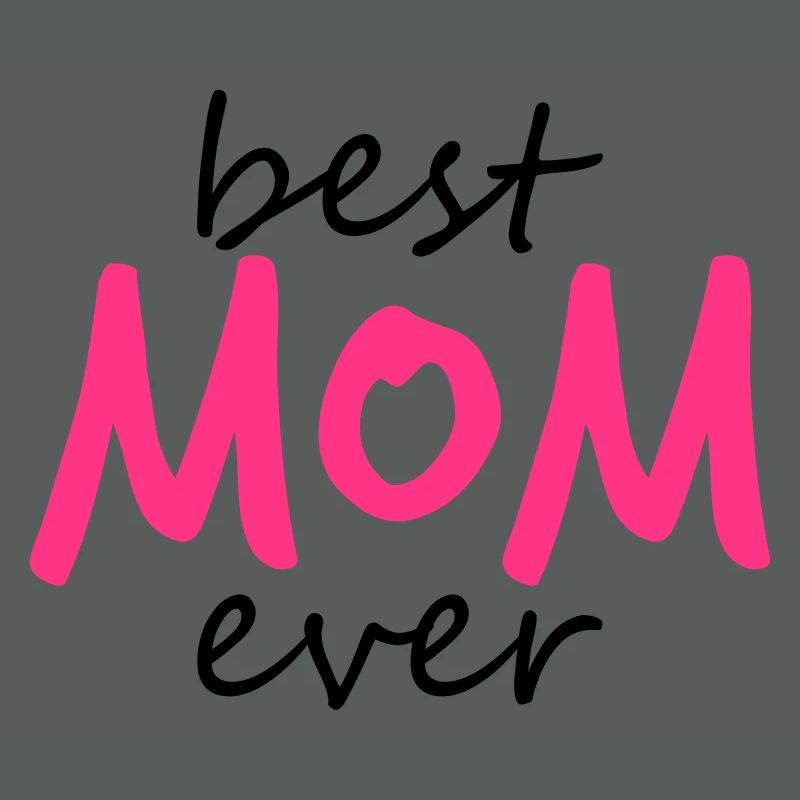text best mom ever sticker sticker button love