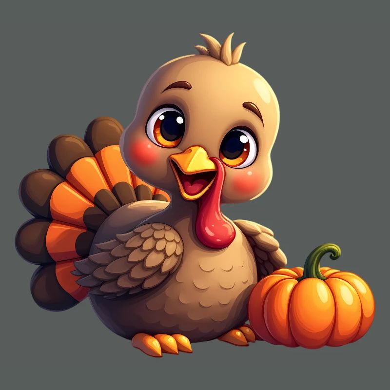 Bébé dinde de Thanksgiving