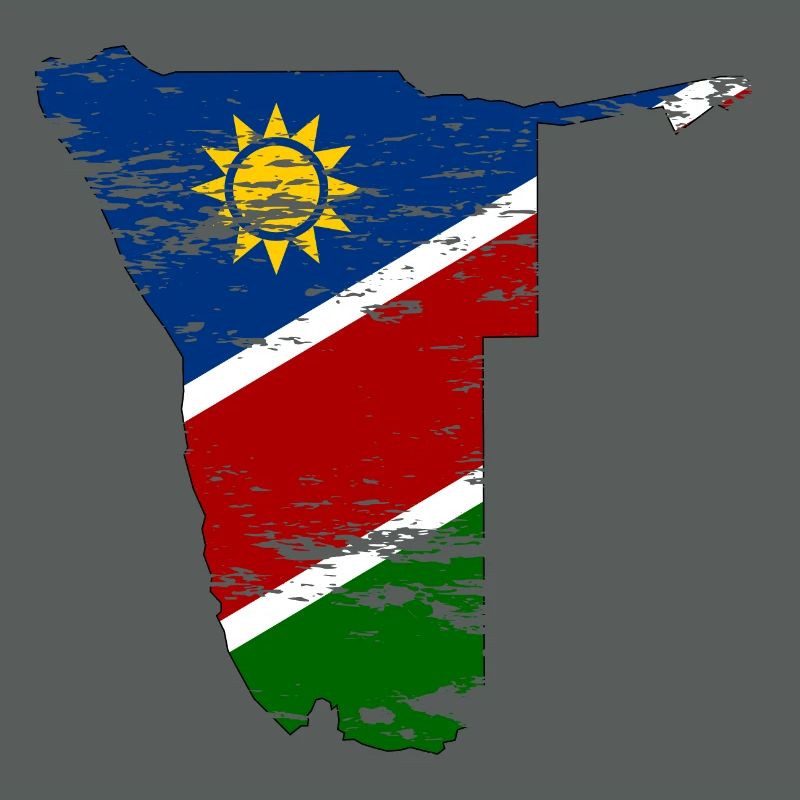 Namibia map used