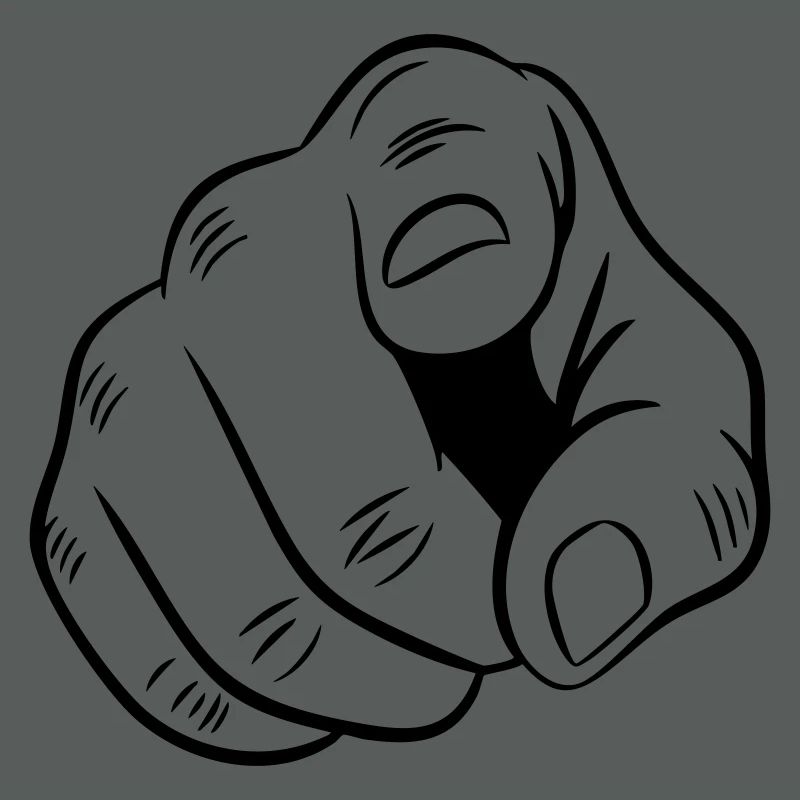 Pointing Hand Illustration
