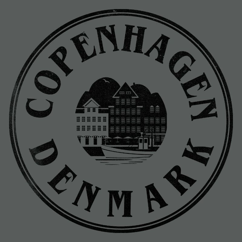 Copenhague, Danemark – Emblème du front de mer