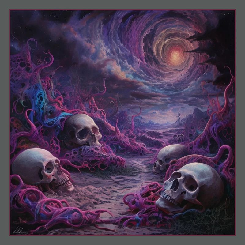 Cosmic Skull Realm Artwork