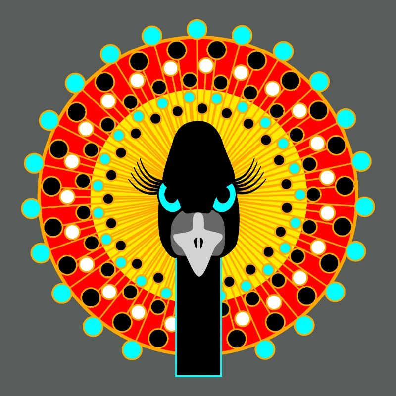 Vogel mit Attitüde.