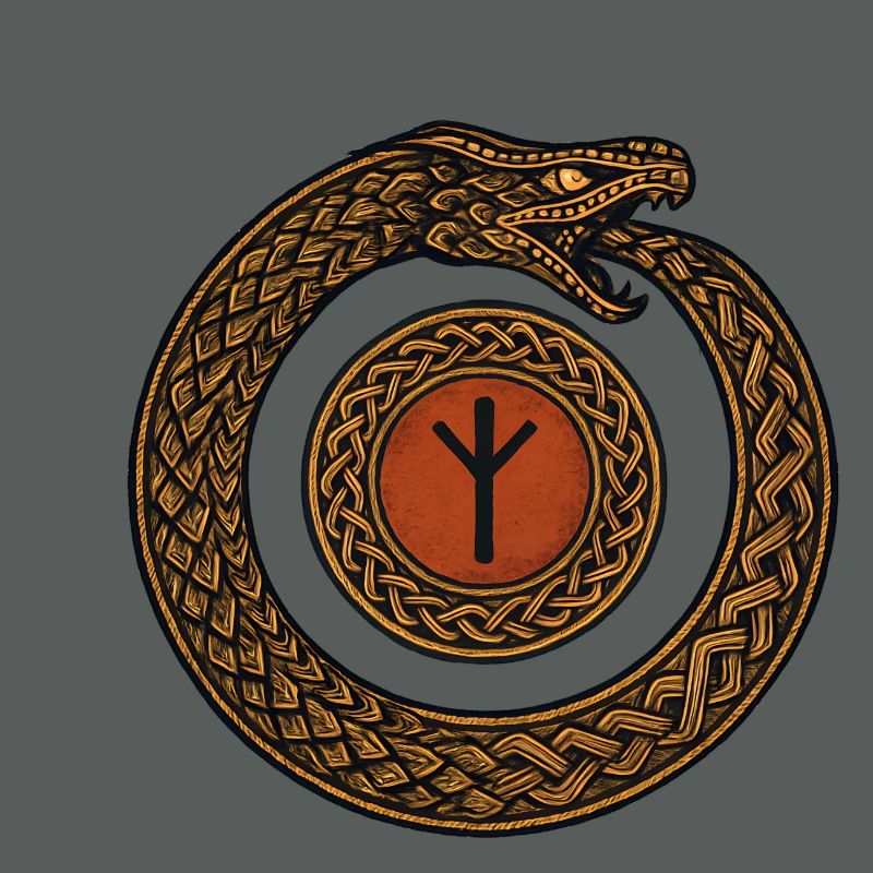 Uroboros Runic Circle