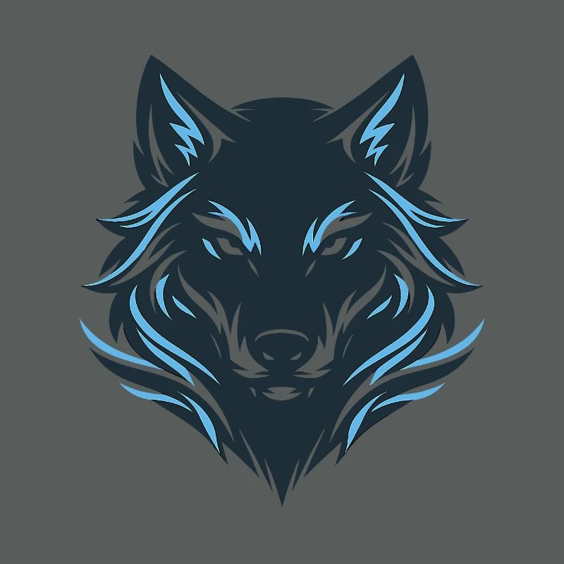 Blauer Nachtwolf Emblem
