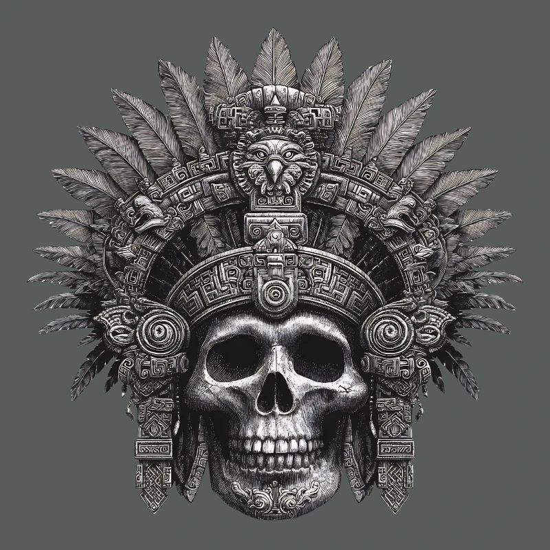 Mayan Warrior Aztec Design