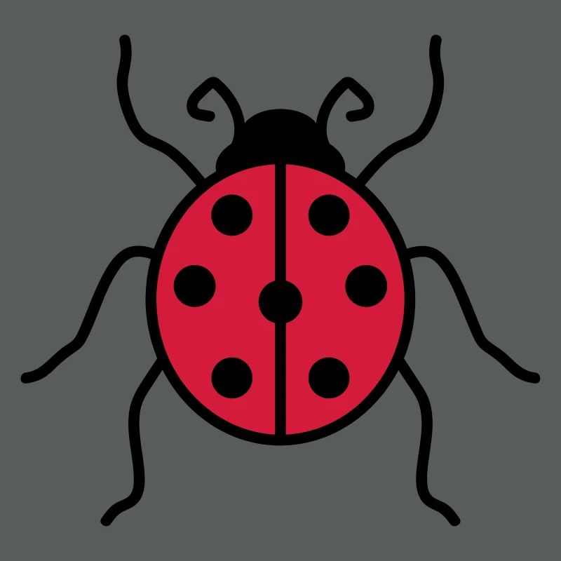 ladybug small cute cute beetle red dot