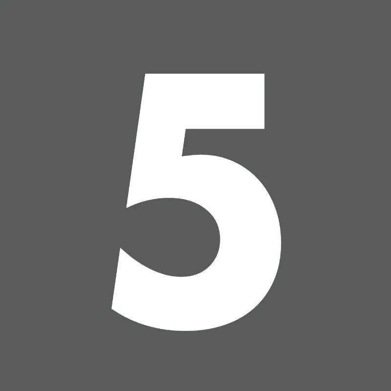 Number 5, number 5, 5, five, number five, five