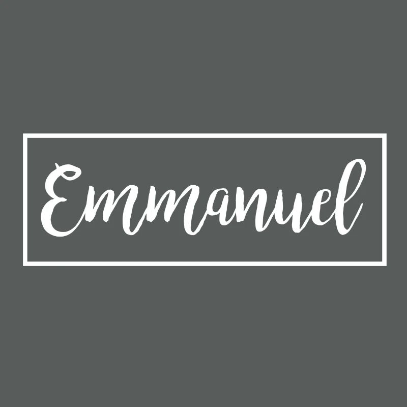 Emmanuel Gott ist mit uns Geschenk Idee
