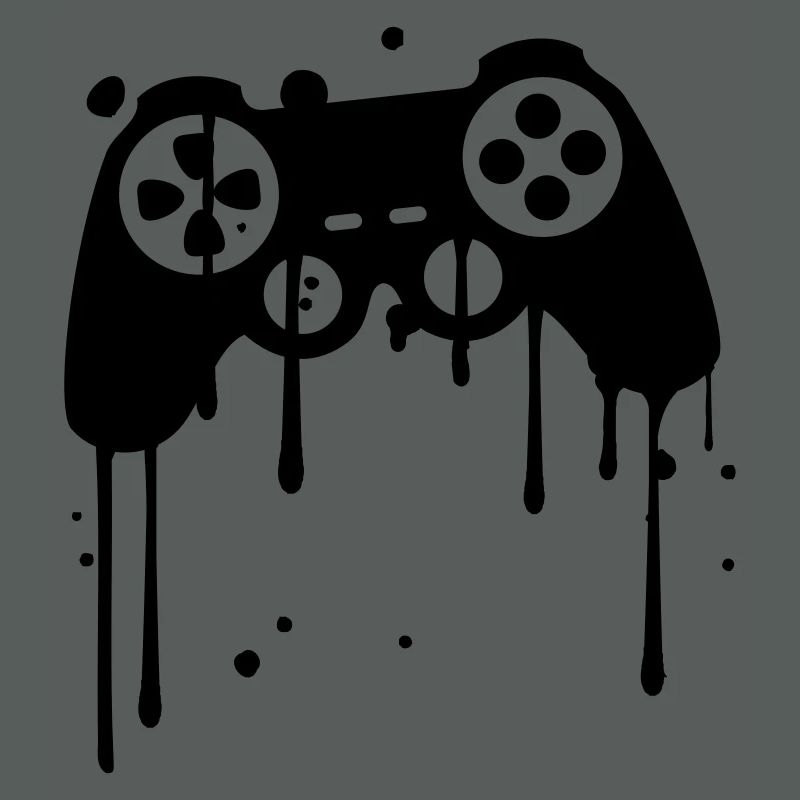 controller graffiti tropfen klex farbe spritzer