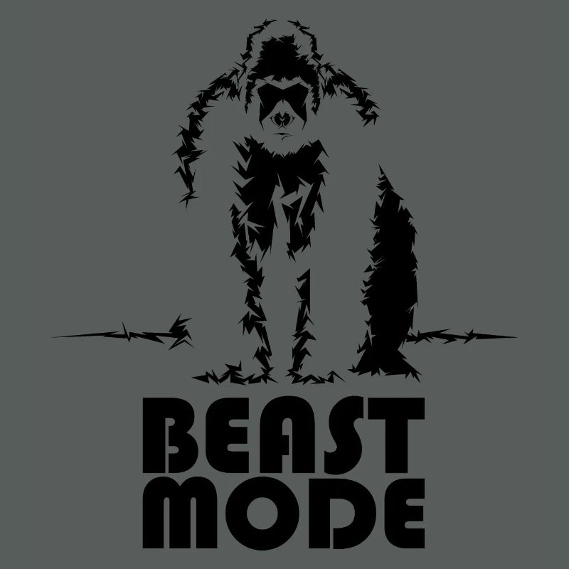 Icône du mode bête Gorilla Monkey Monkey Monkey Icône