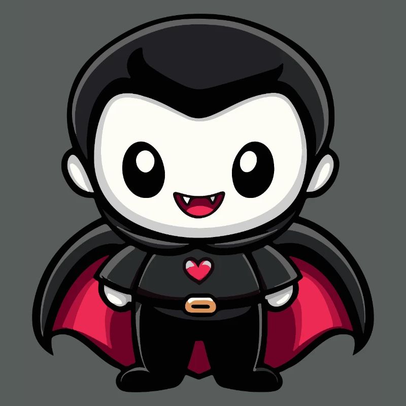 Vampire Halloween Cute Comic