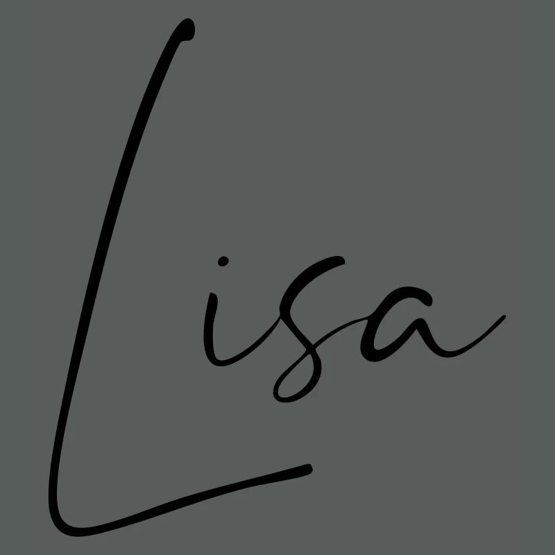Lisa / Conception du nom de l’écriture manuscrite