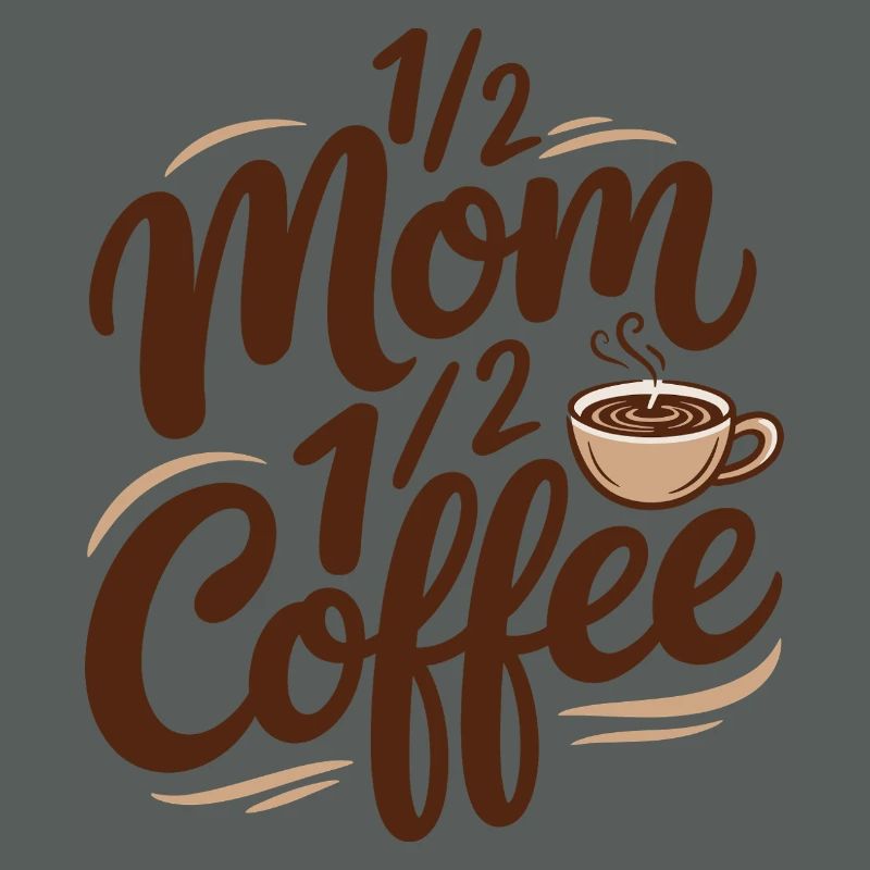 Mutter Koffein Halb Mama Halb Kaffee