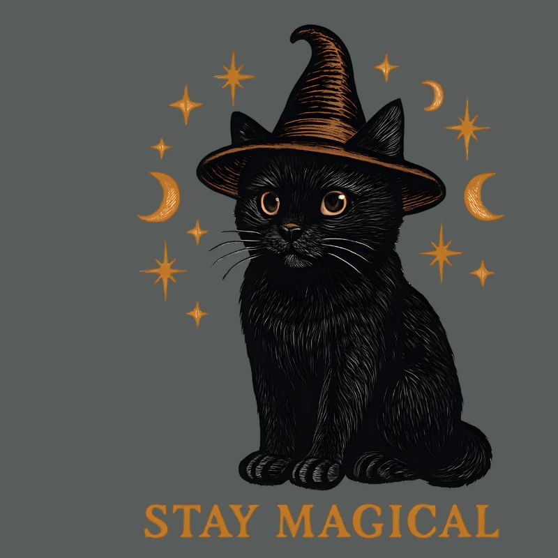 Cat Magic in the Witch's Hat