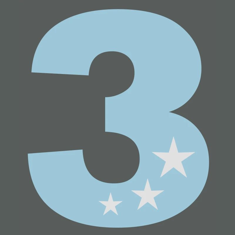 3. Geburtstag dritten Geburtstag 3rd zweifarbig