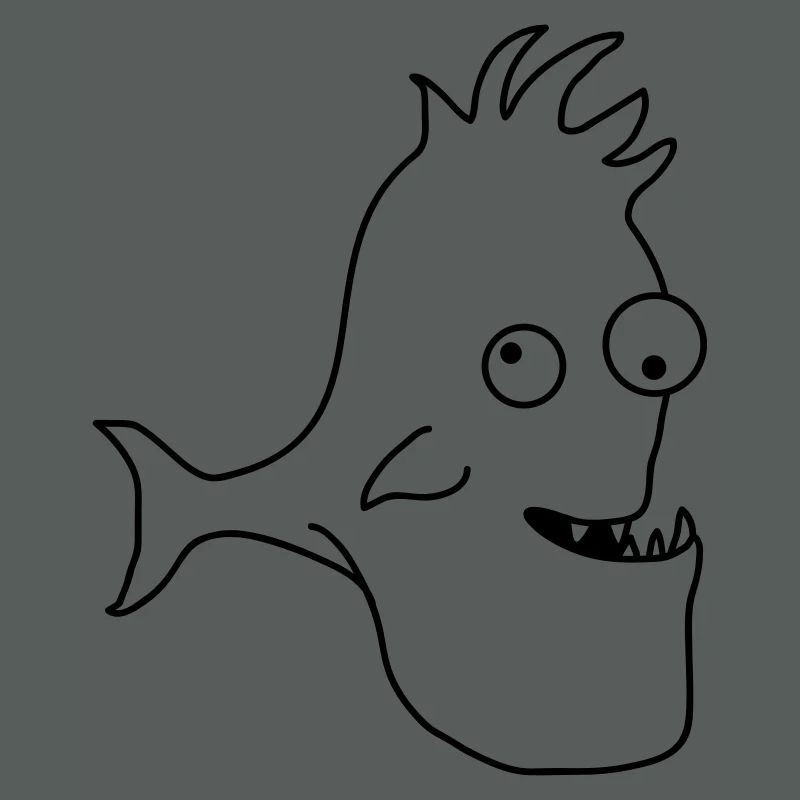Stupid Crazy Comic Fish