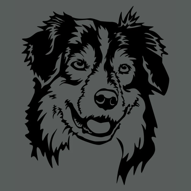 Australian Shepherd Kopf