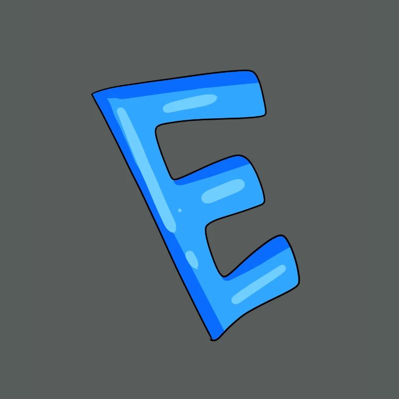 Buchstabe E Anfangsbuchstabe