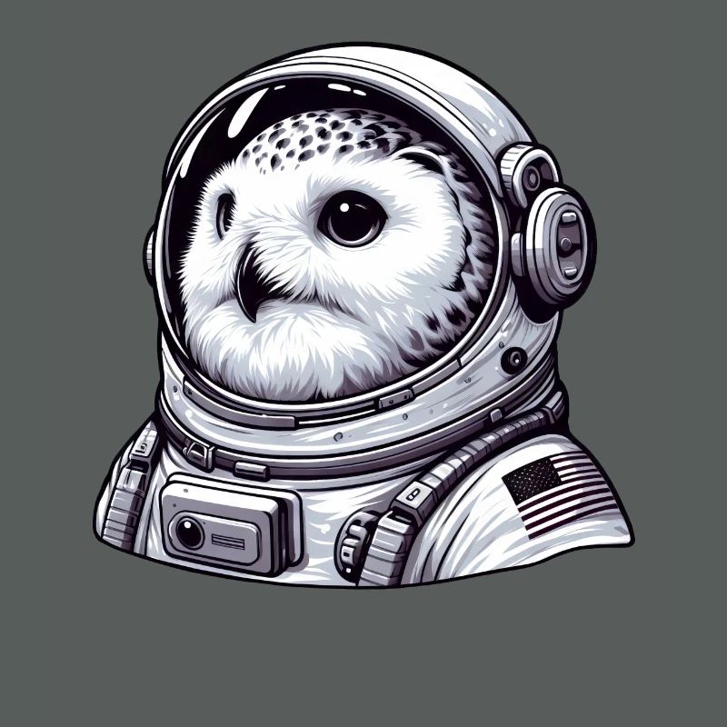 Harfang des neiges astronaute aventure spatiale