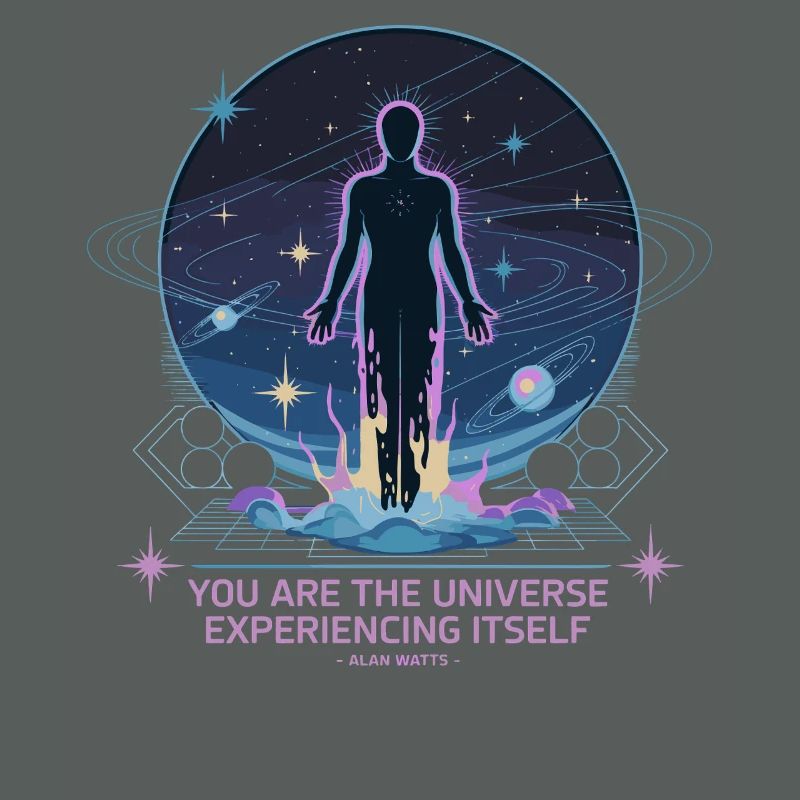 Être céleste | Alan Watts Citation Conception