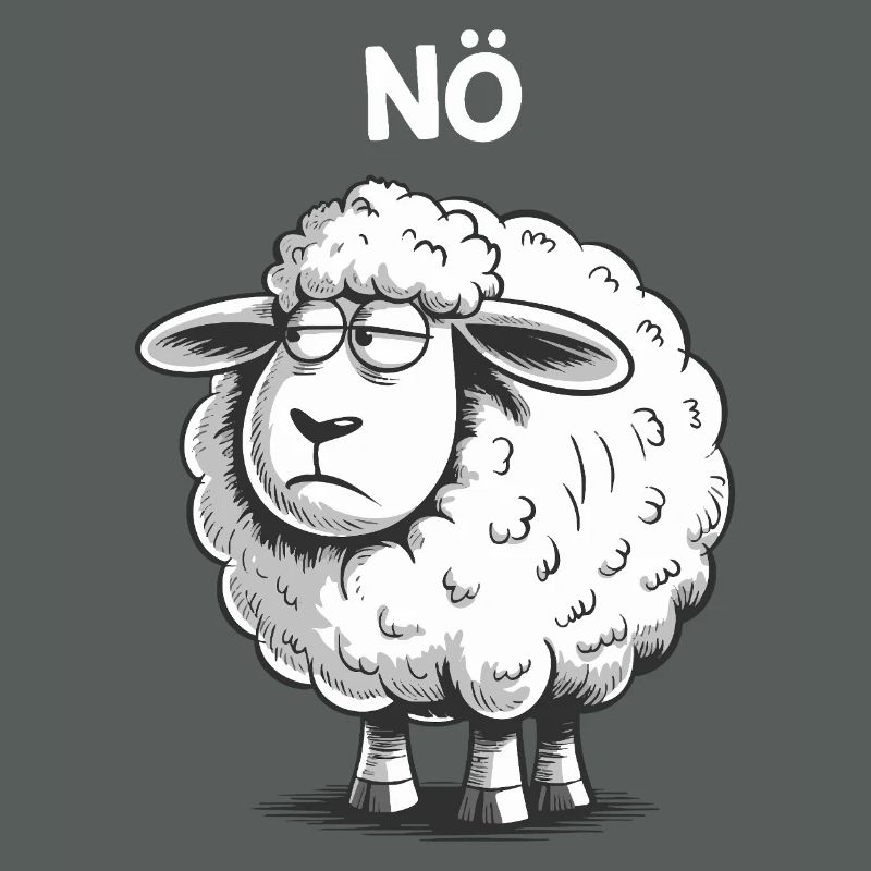 Basse-Autriche – Grumpy Sheep Humour Design