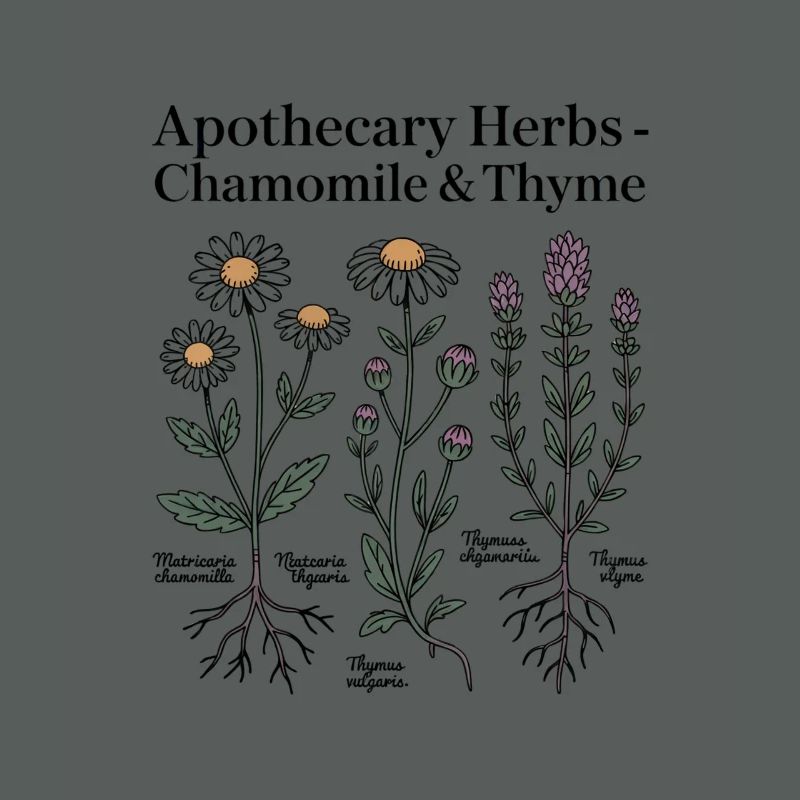 Chamomile & Thyme Medicinal Plants