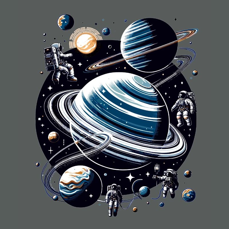 Ringed planet orbit: Astronauts