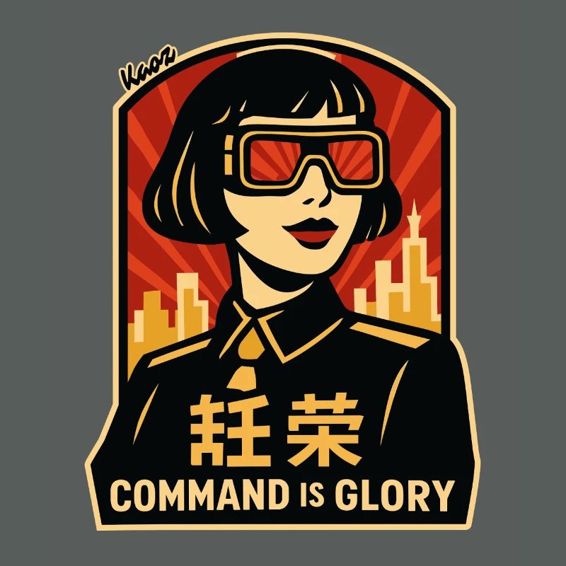 Affiche rétro de Command Is Glory