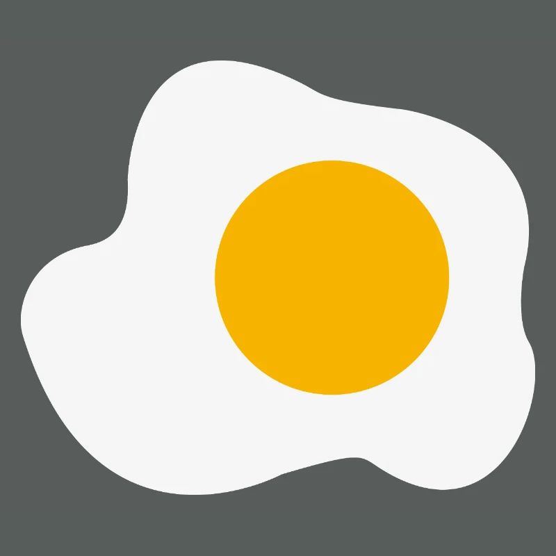 Fried Egg Graphic Breakfast Egg Yolk Lover