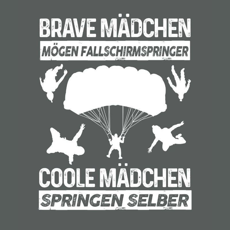 Coole Mädchen springen selber - Geschenk