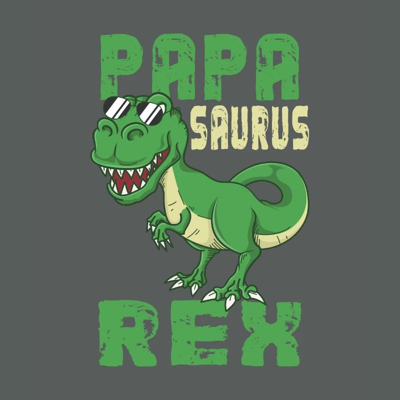 Papasaurus Rex Dinosaur T-Rex Dad Gift